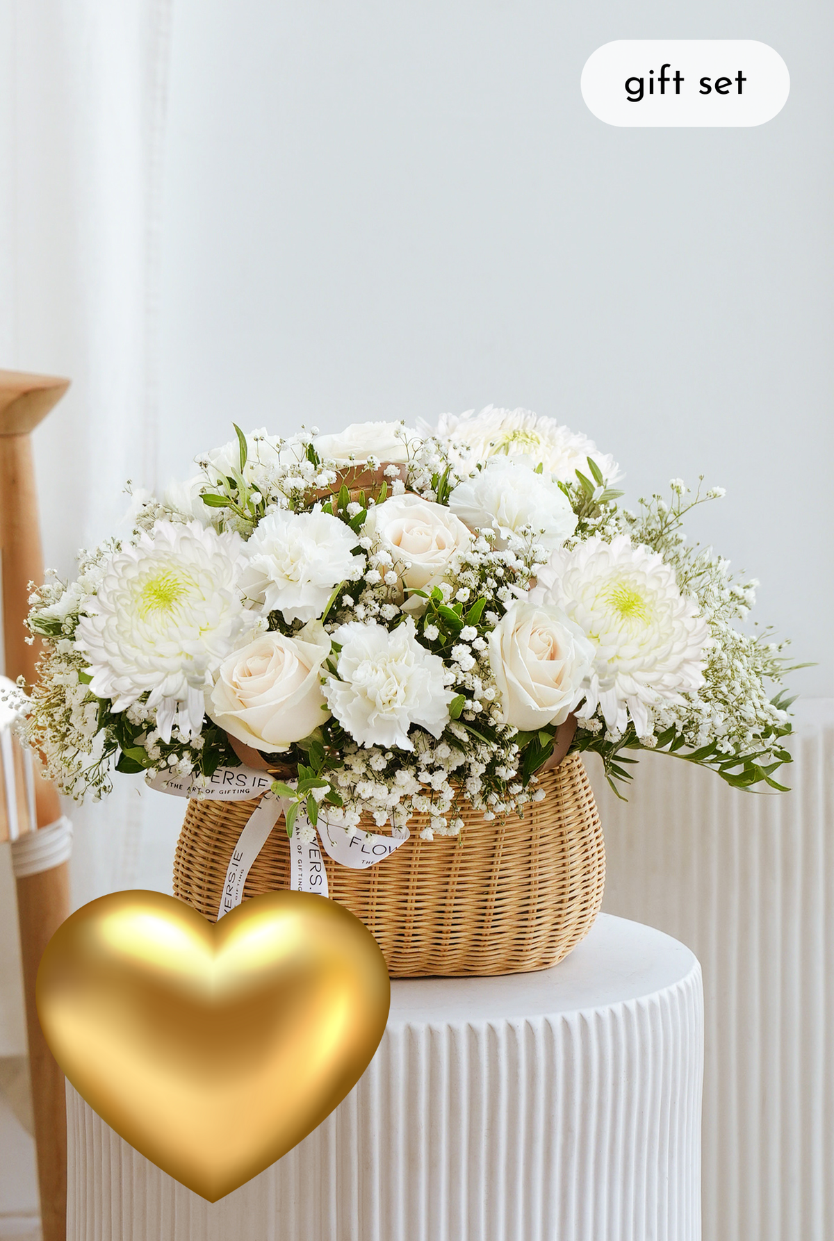 White Serenity - Basket