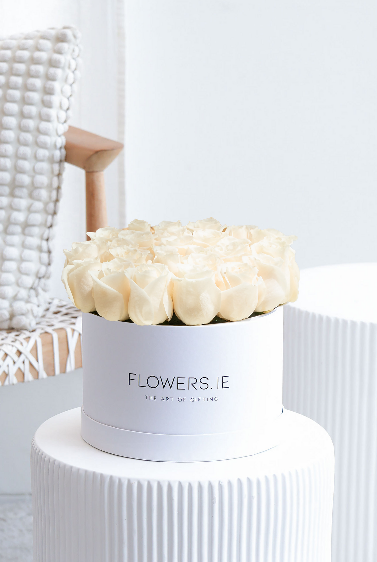 White Rose - Hatbox