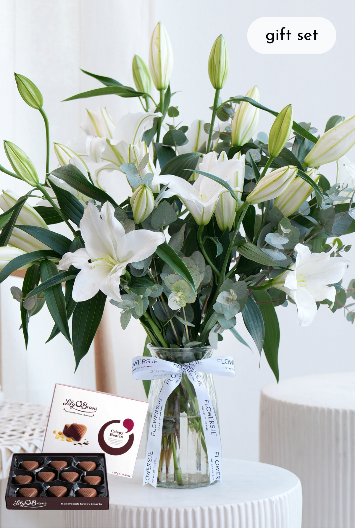 White Scented Lily - Vase