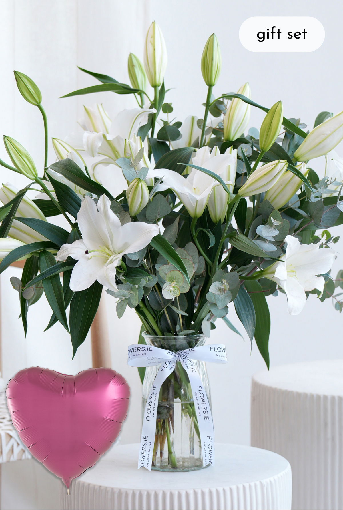 White Scented Lily - Vase