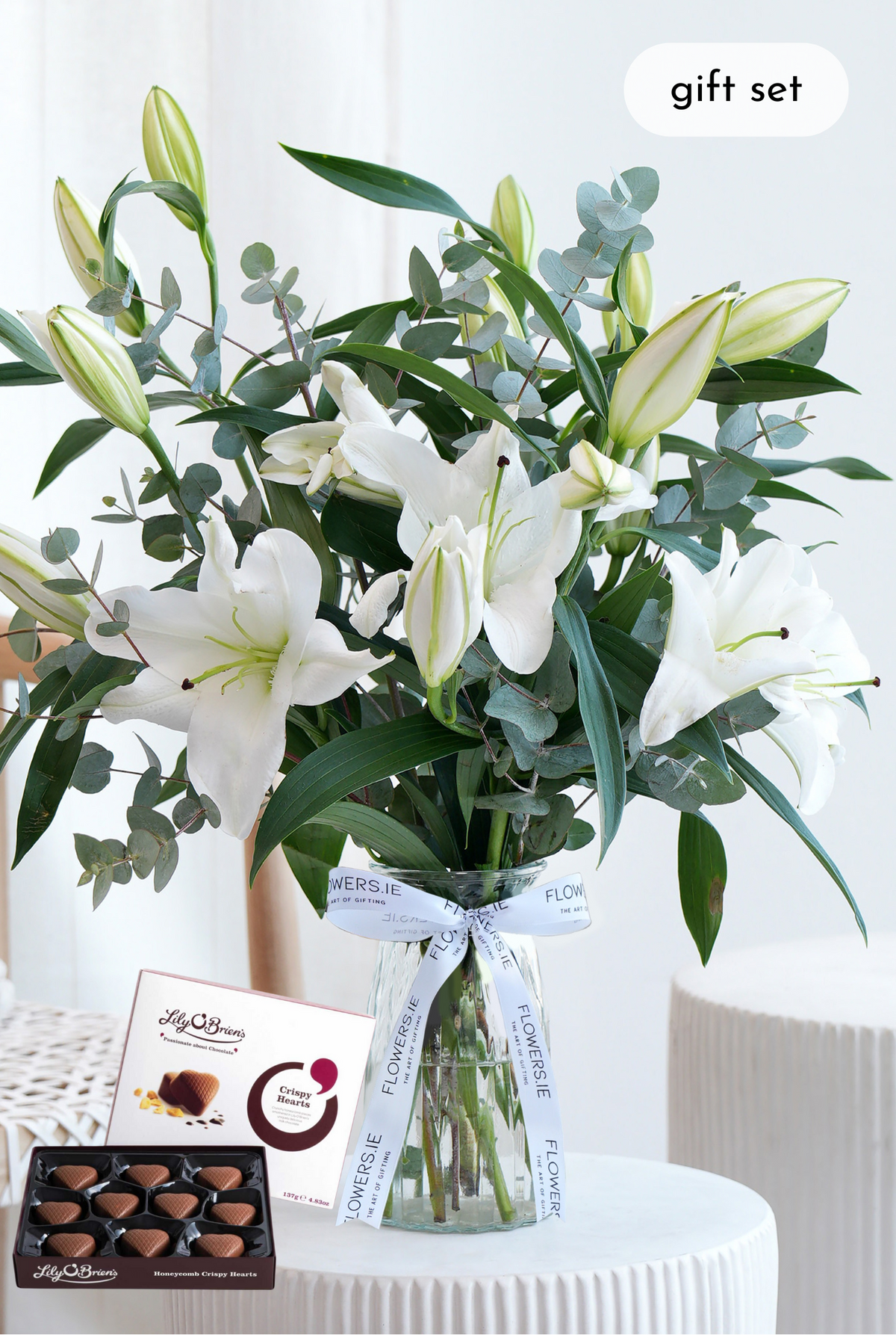 White Scented Lily - Vase