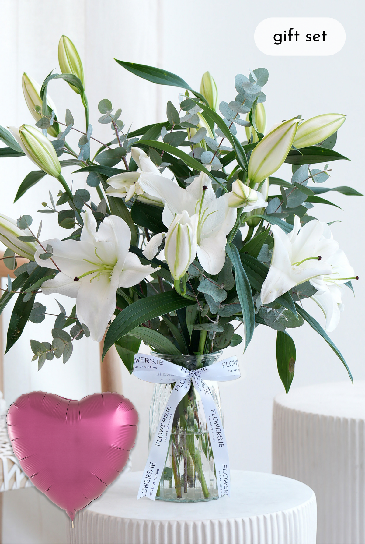 White Scented Lily - Vase