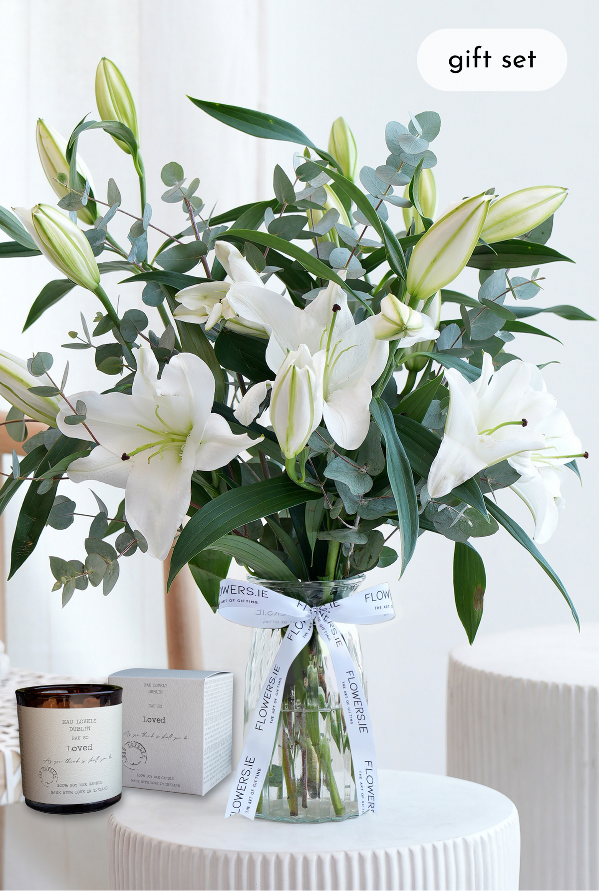 White Scented Lily - Vase