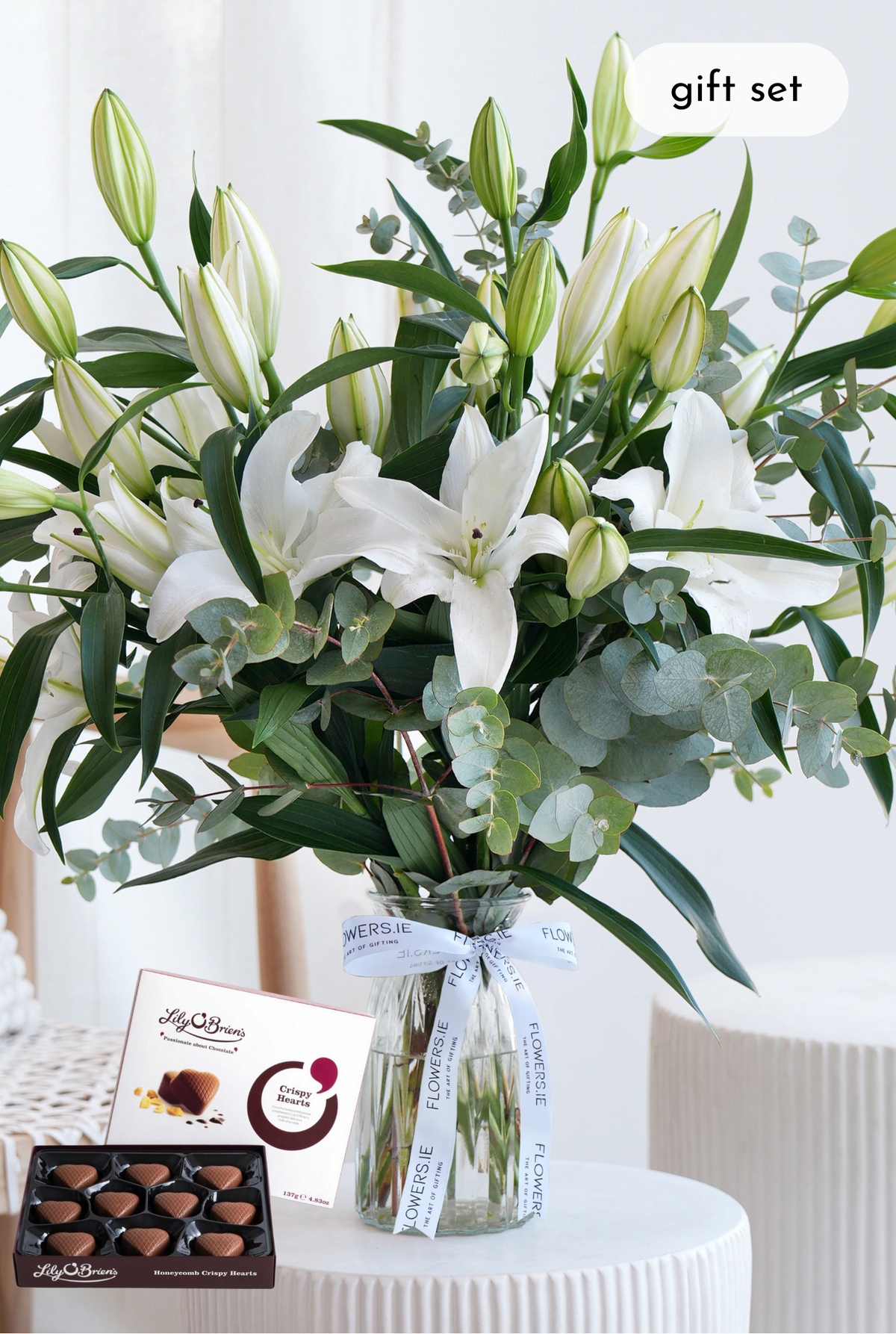 White Scented Lily - Vase