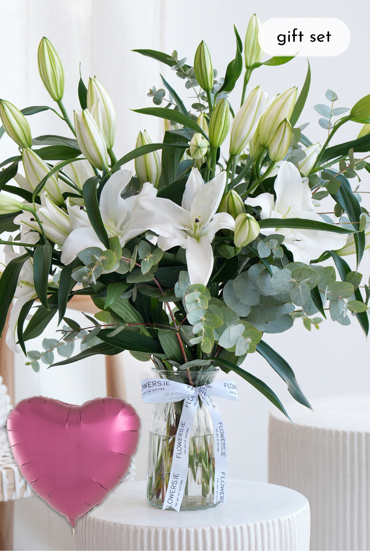 White Scented Lily - Vase