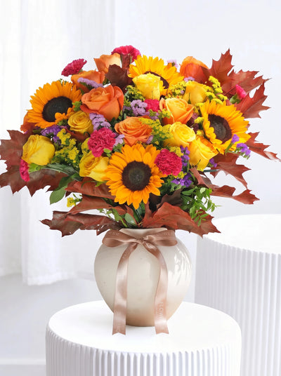 Wonderfully Autumn Vibrant - Vase