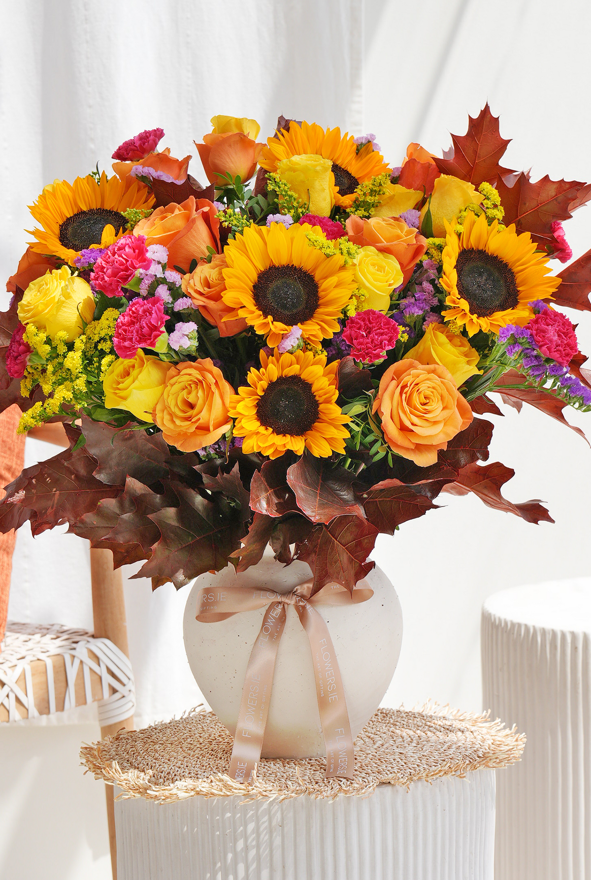 Birthday Wonderfully Autumn Vibrant - Vase