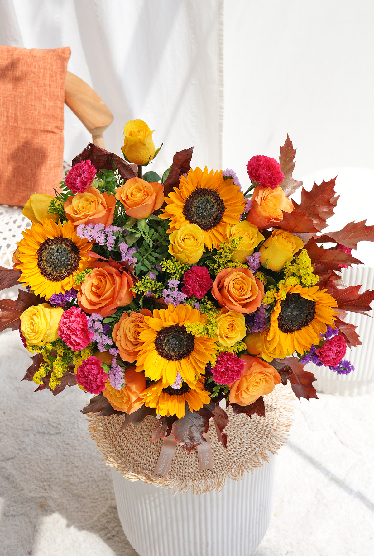 Birthday Wonderfully Autumn Vibrant - Vase