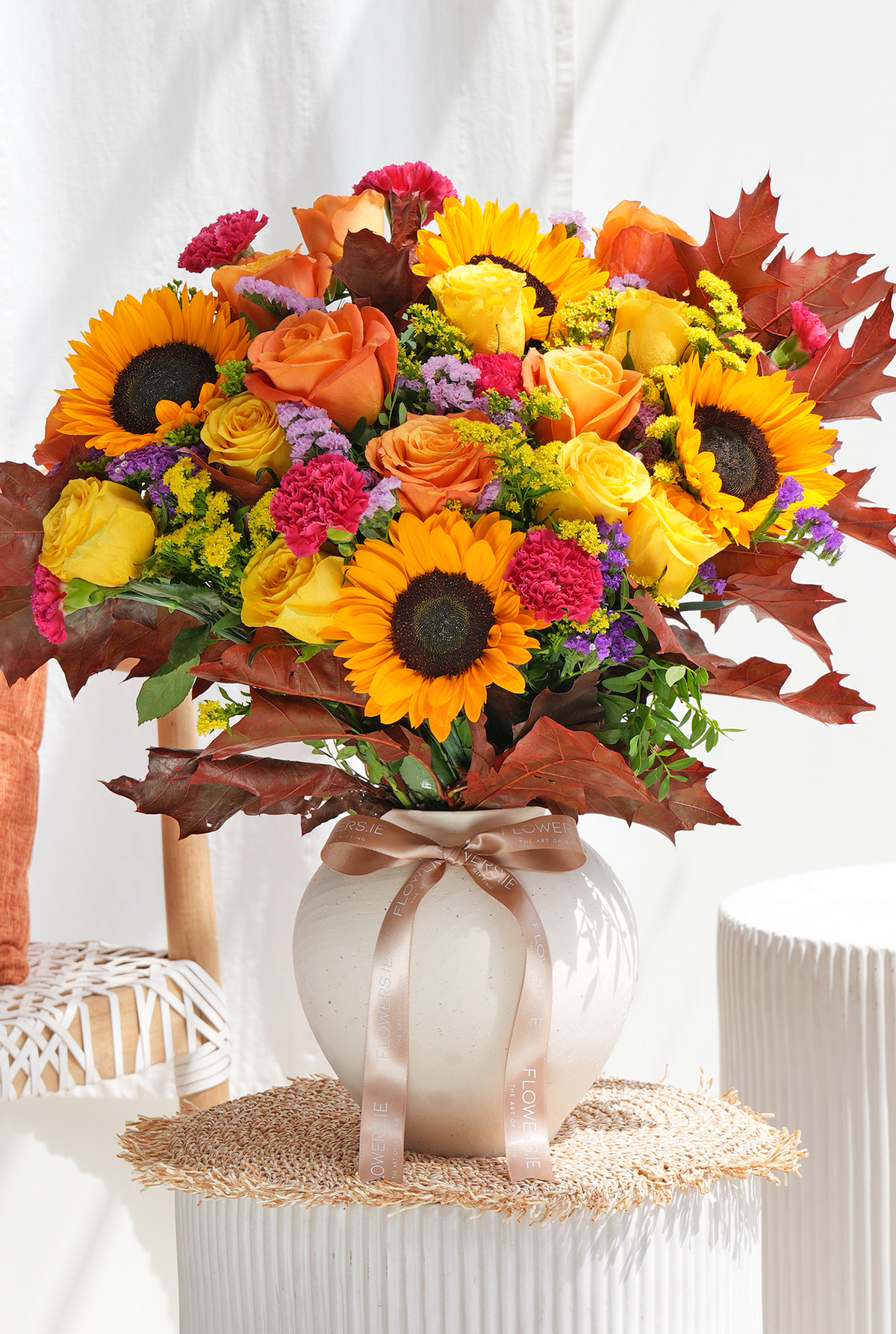 Birthday Wonderfully Autumn Vibrant - Vase