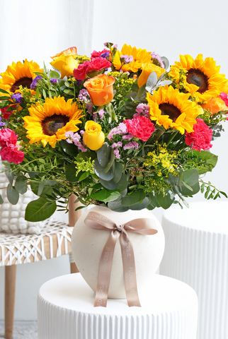 Mother's Day Wonderfully Vibrant - Ceramic Vase