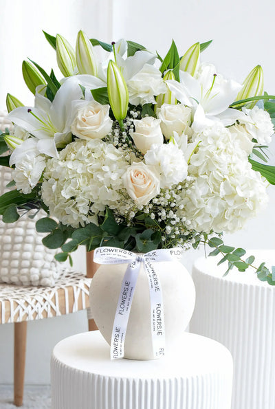 Wonderfully White - Ceramic Vase