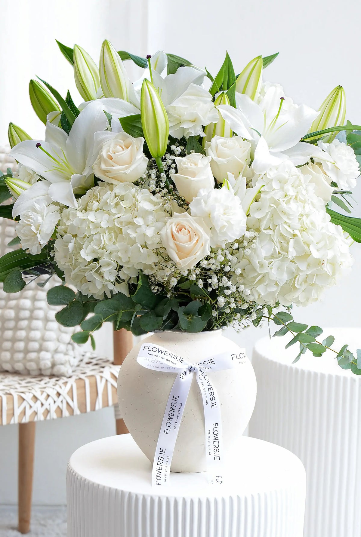 Wonderfully White - Ceramic Vase