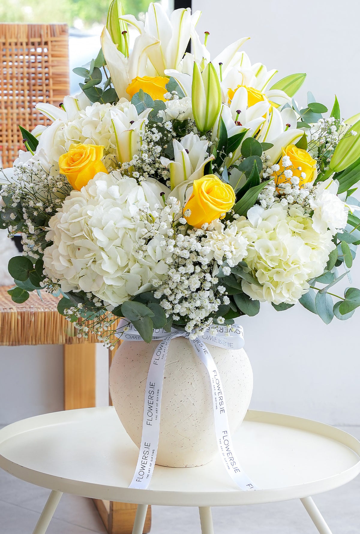 Baby Boy Wonderfully Yellow - Ceramic Vase