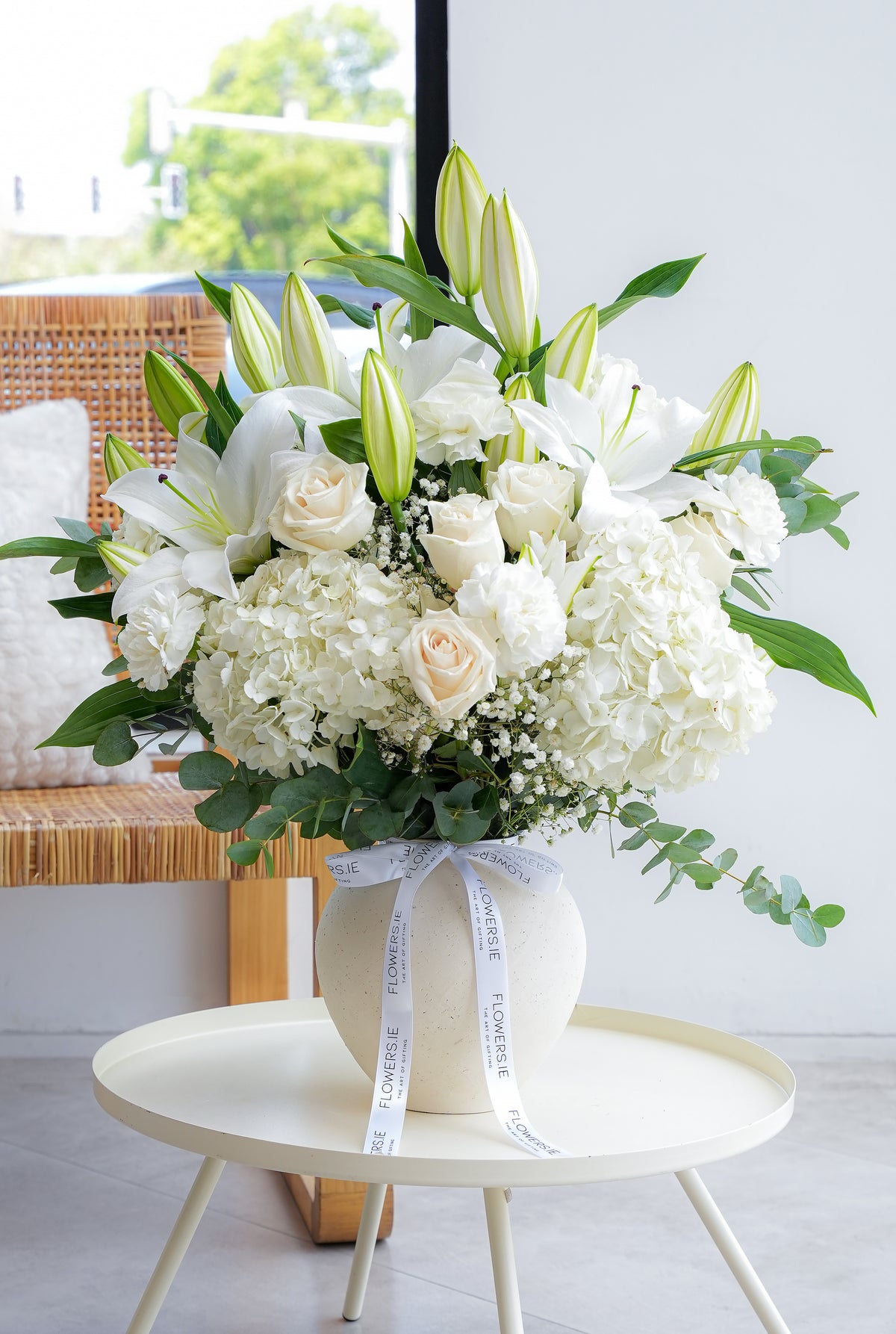 Birthday Wonderfully White - Ceramic Vase
