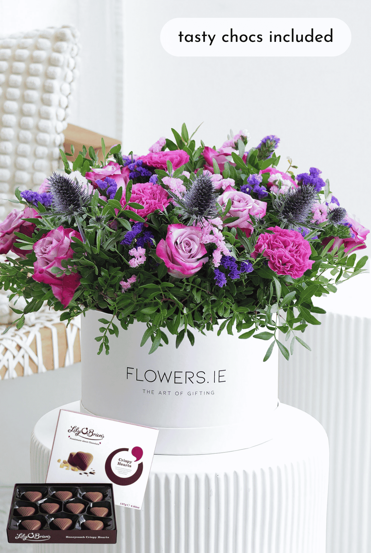 Father's Day Lavender Floral - Hatbox