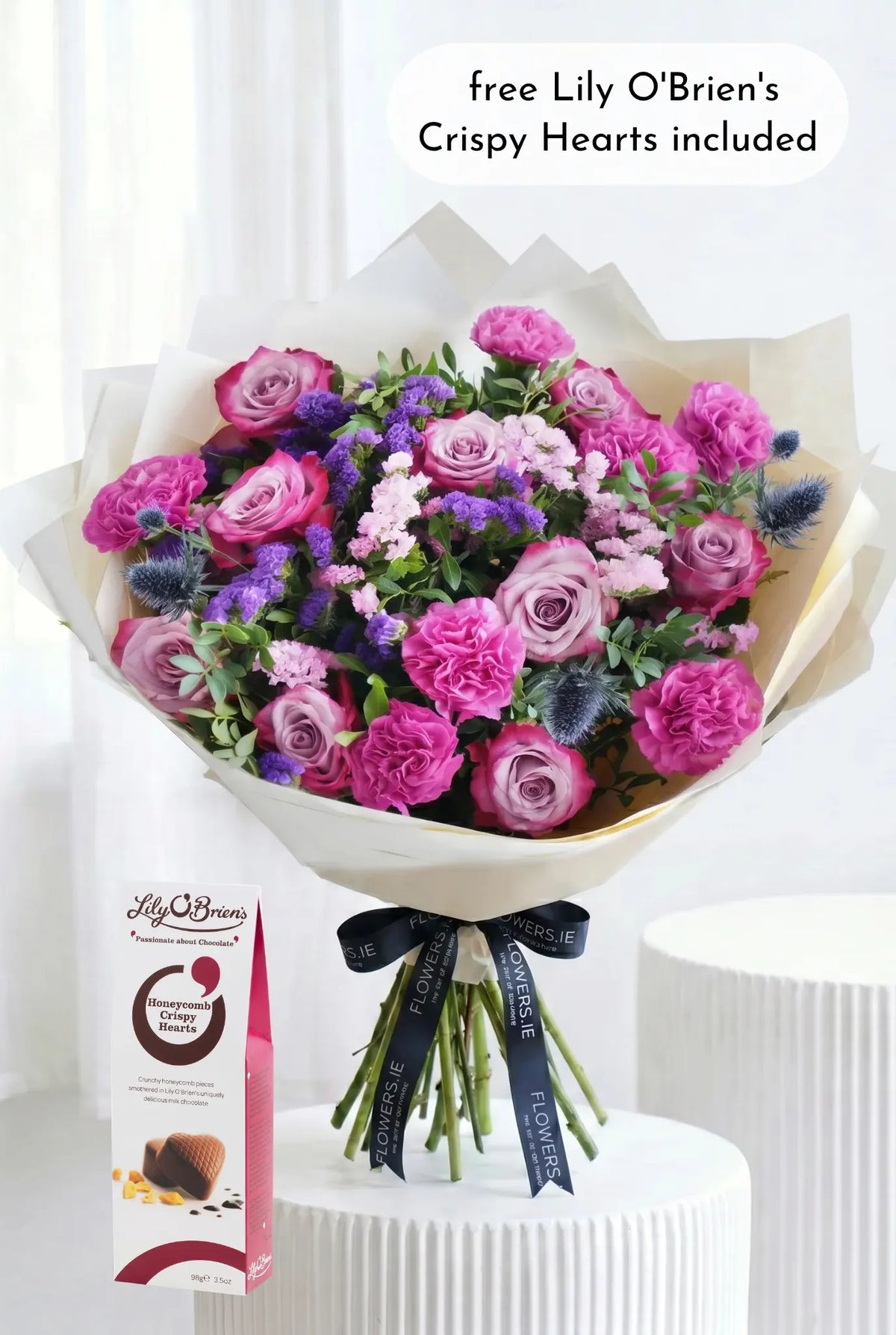Graduation Lavender Floral - Hand-tied