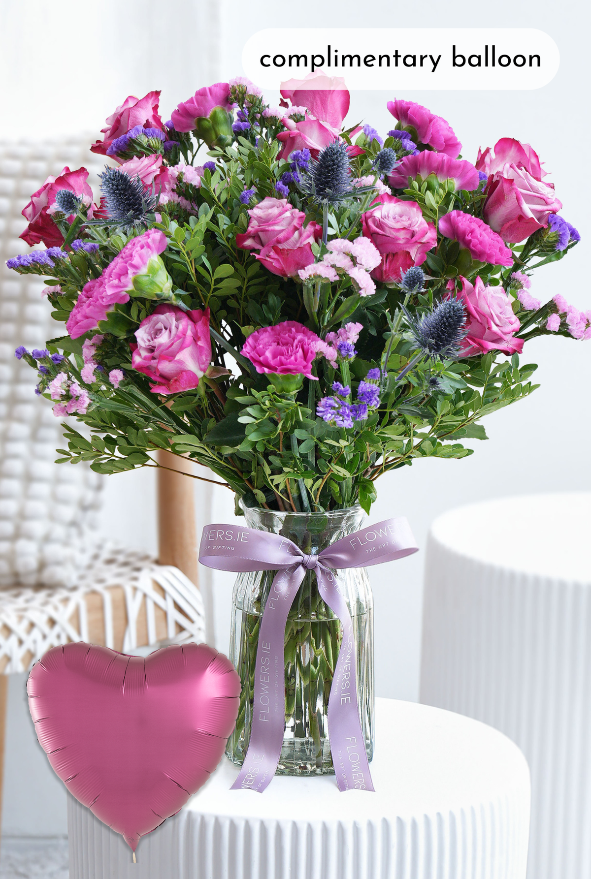 Lavender Floral - Vase