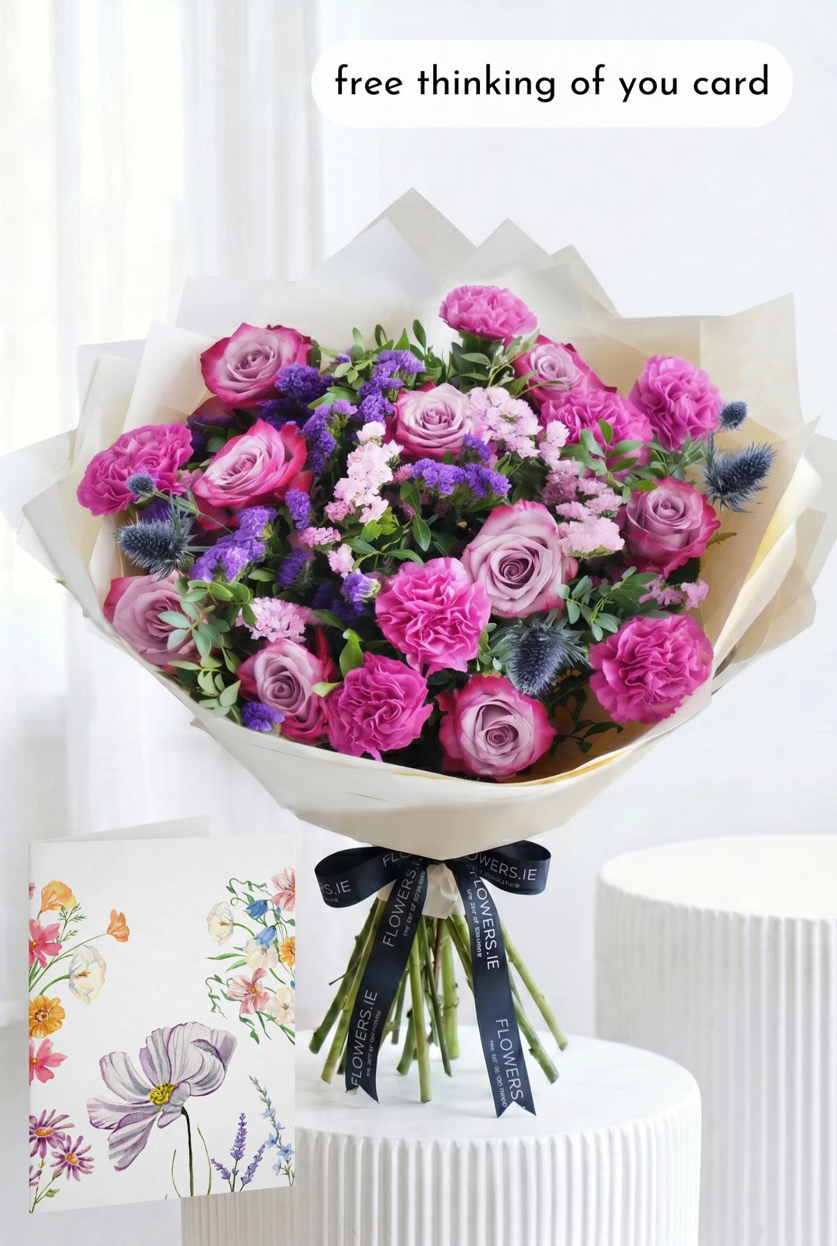 Lavender Floral - Hand-tied