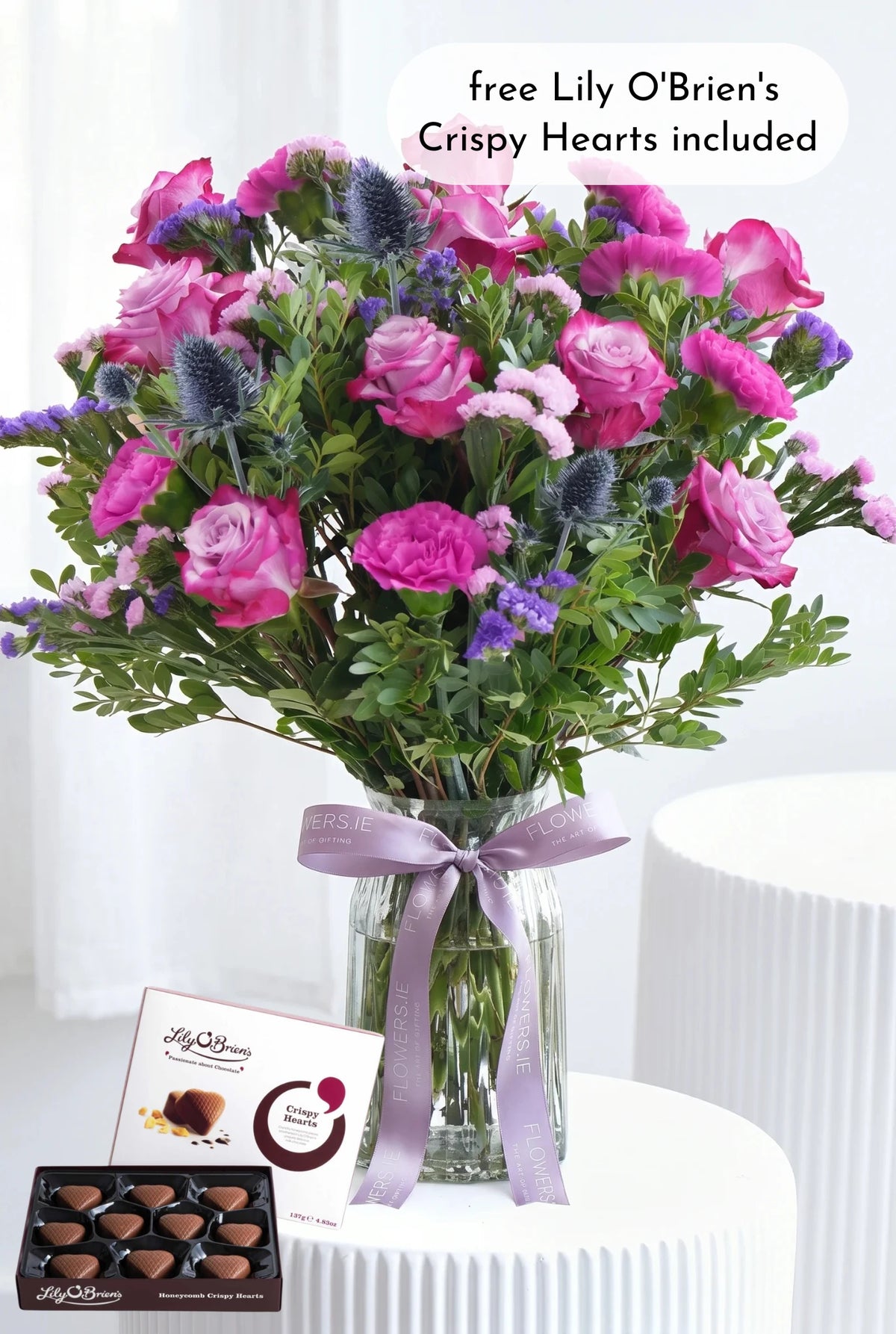 Lavender Floral - Vase