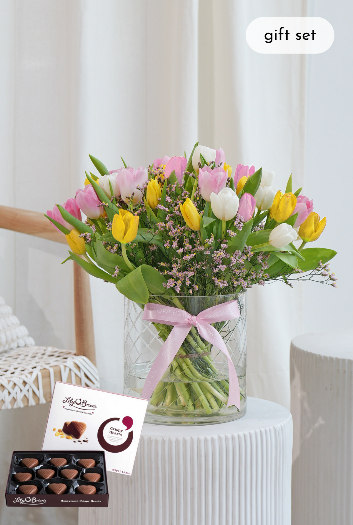 Luxury Mixed Tulips - Vase