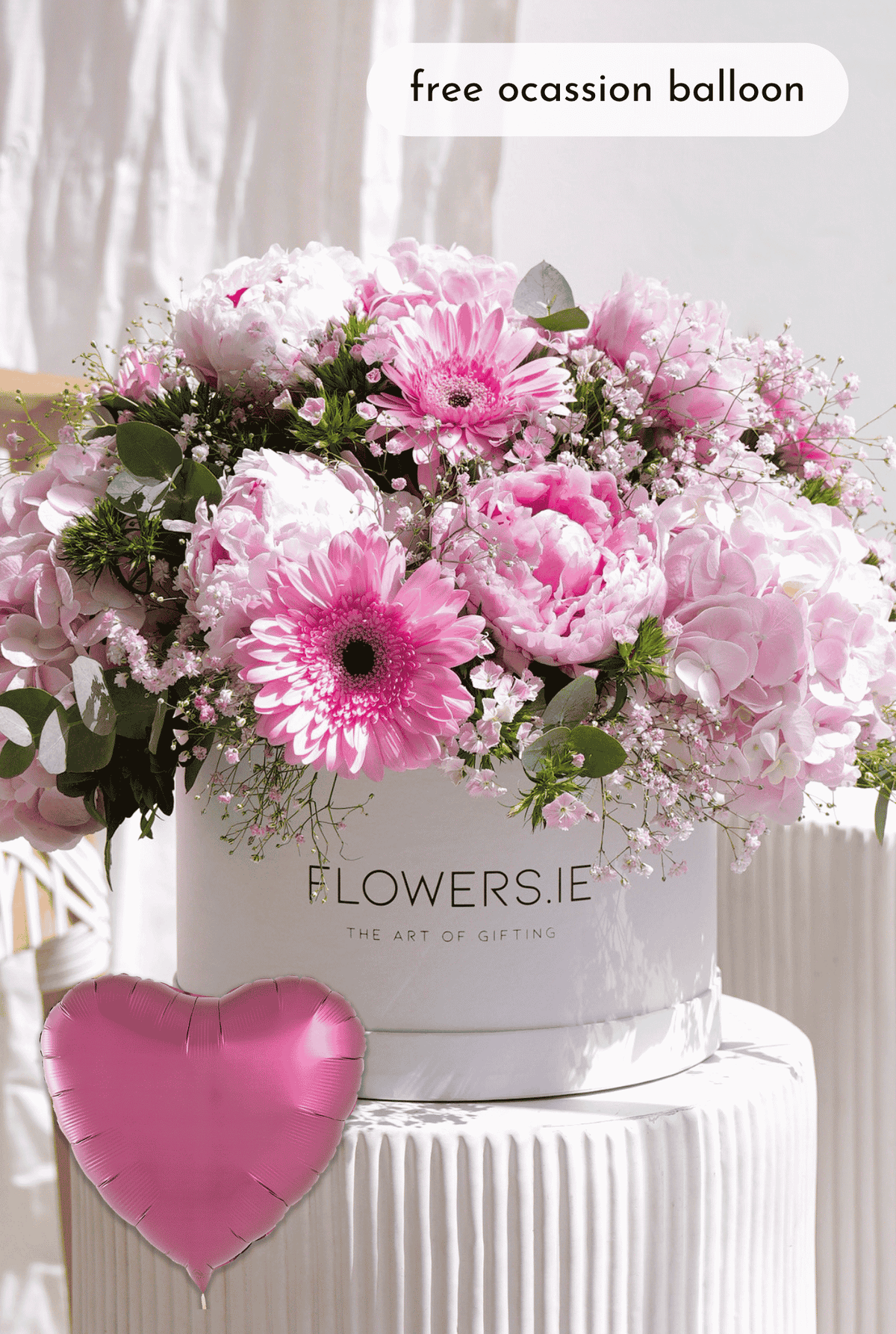 Peony Pretty Pink - Hatbox