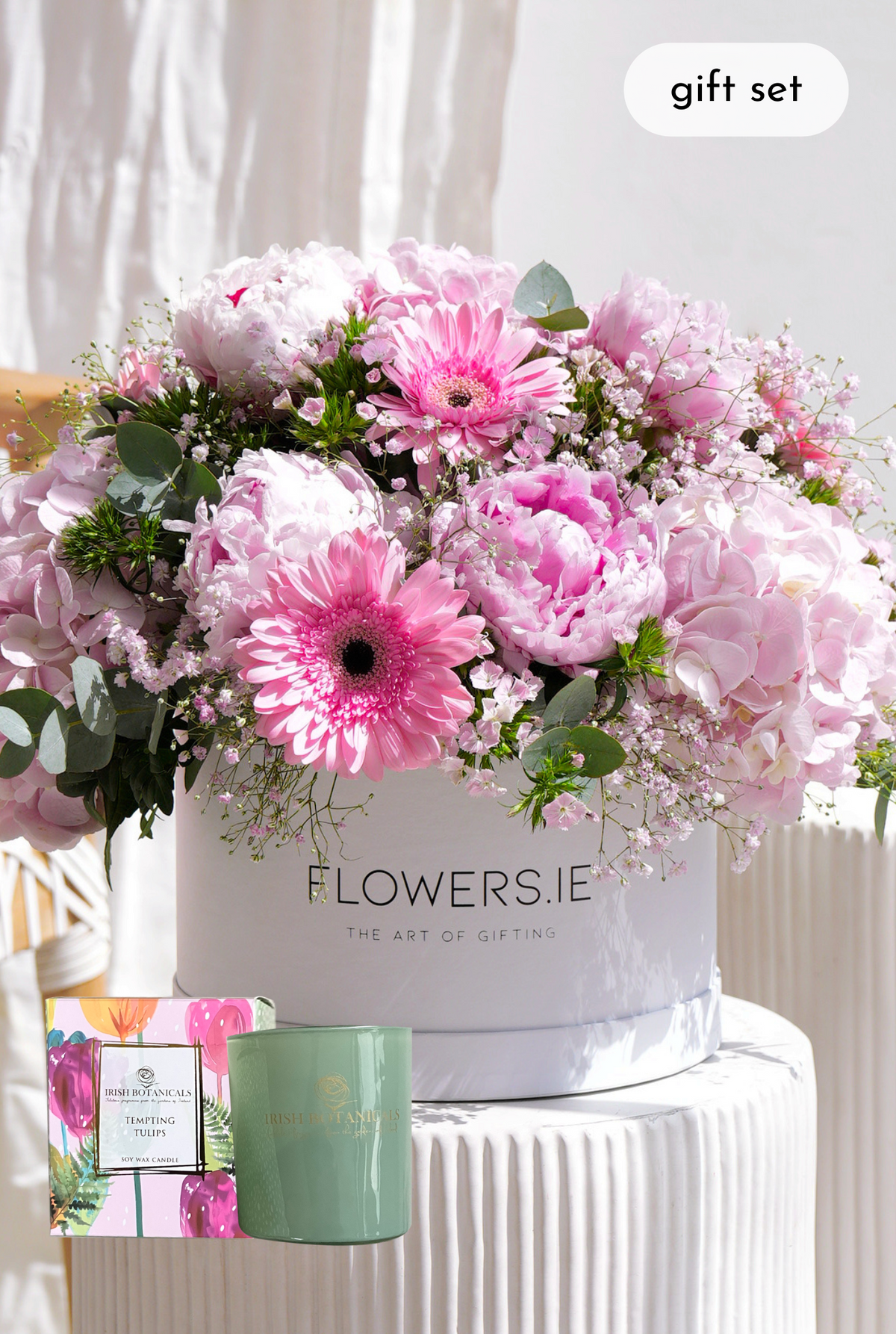 Peony Pretty Pink - Hatbox Gift Set