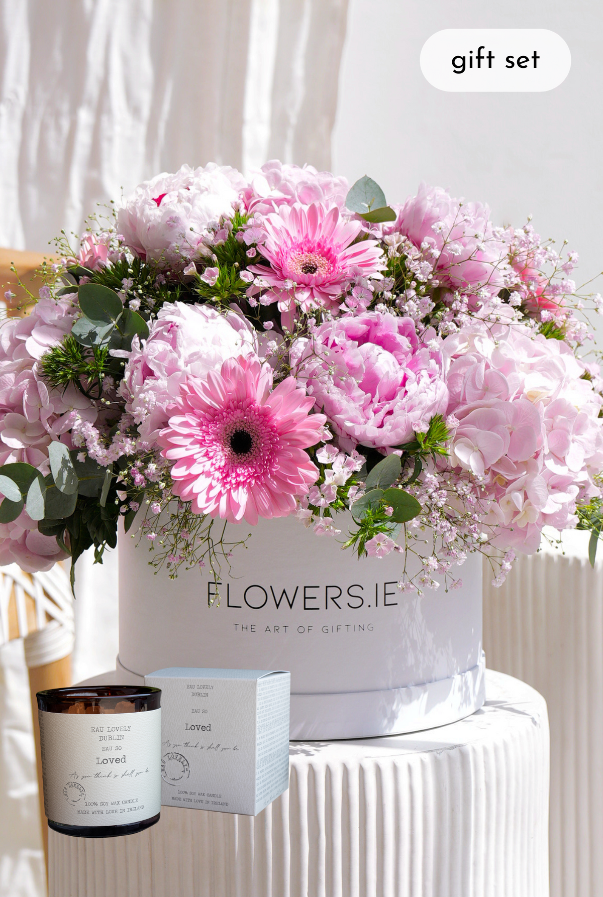 Peony Pretty Pink - Hatbox Gift Set