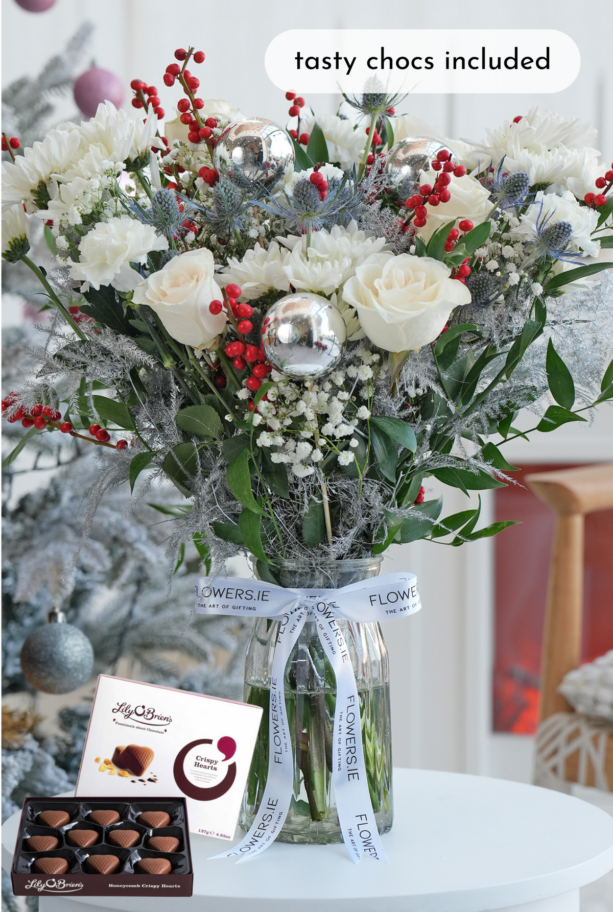 Perfect White Christmas - Vase