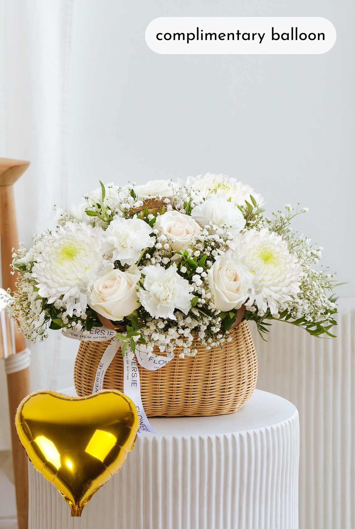 White Serenity - Basket