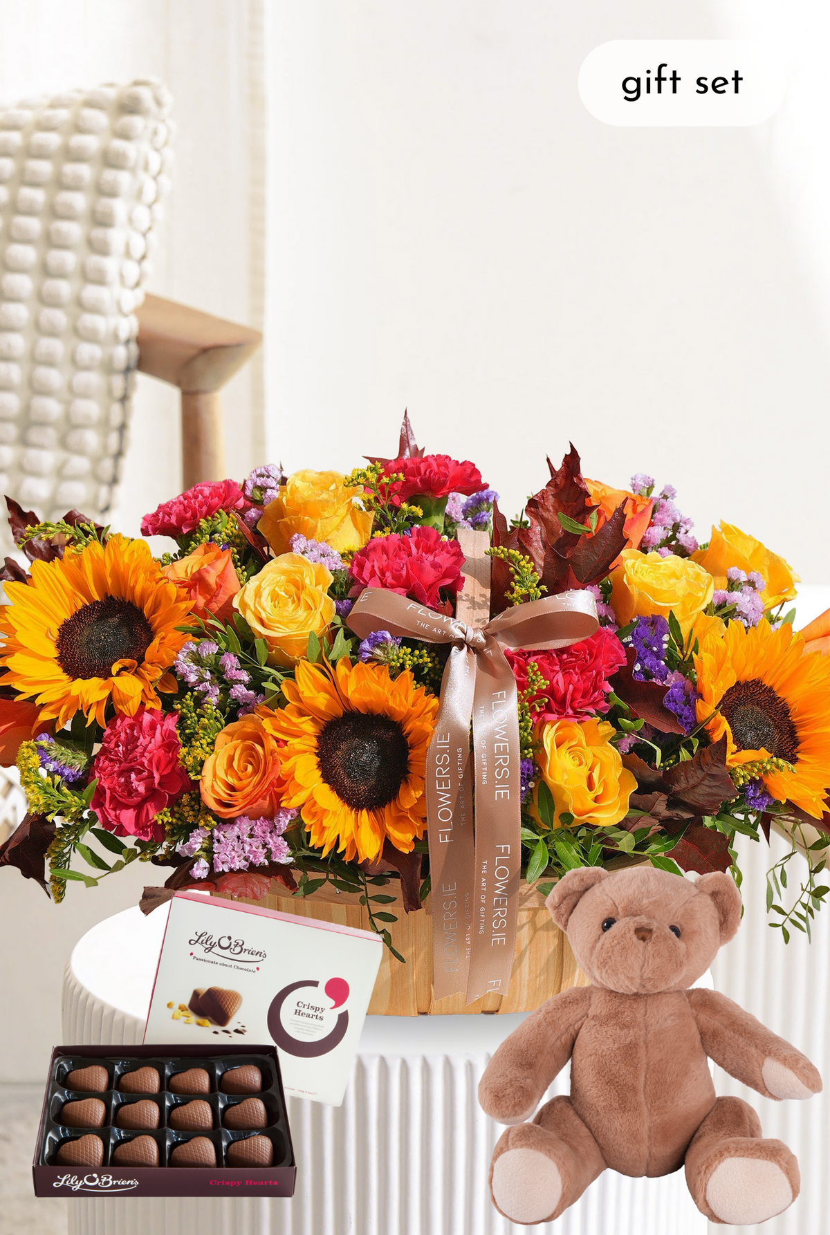 New Baby Autumn Vibrant - Basket Gift Set