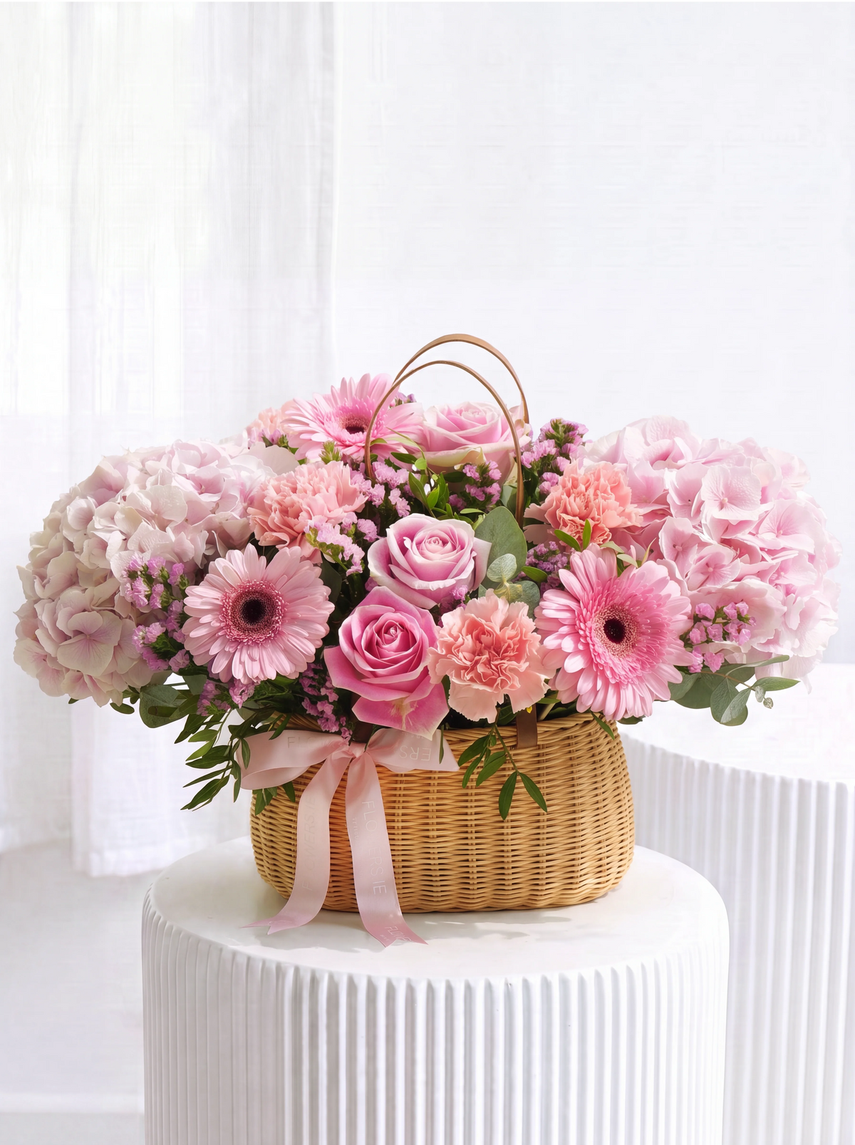 New Baby Pretty Pink - Basket