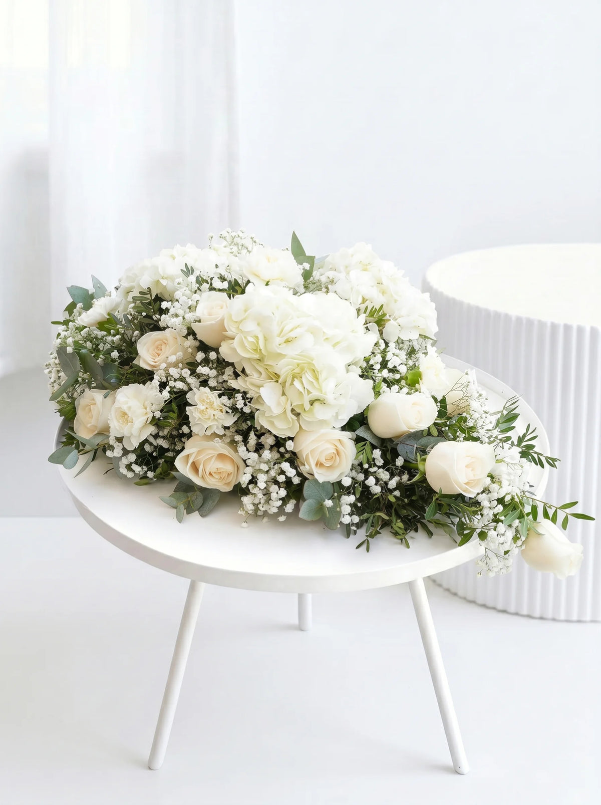 Perfect White Funeral Spray