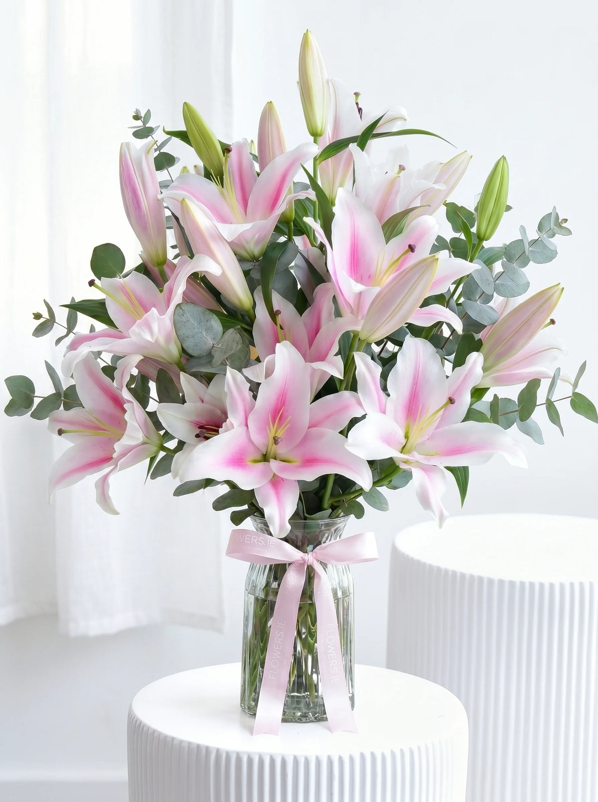 Pink Scented Lily - Vase