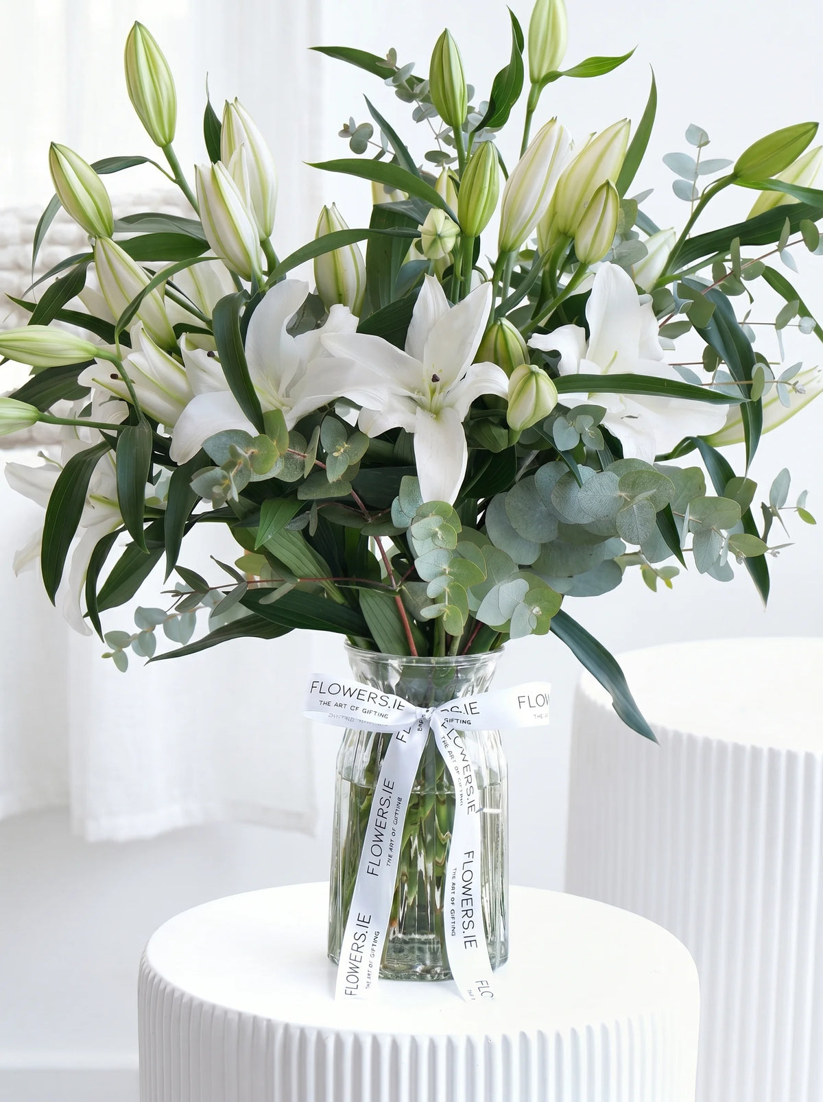 White Scented Lily - Vase