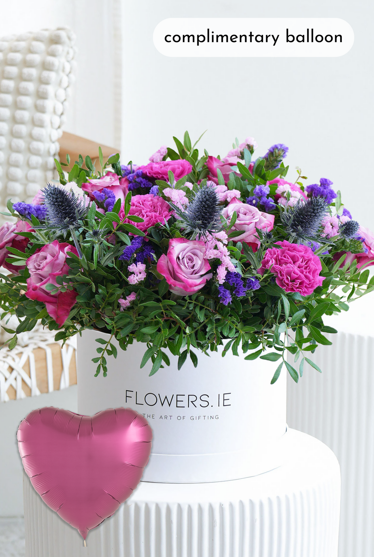 Lavender Floral - Hatbox
