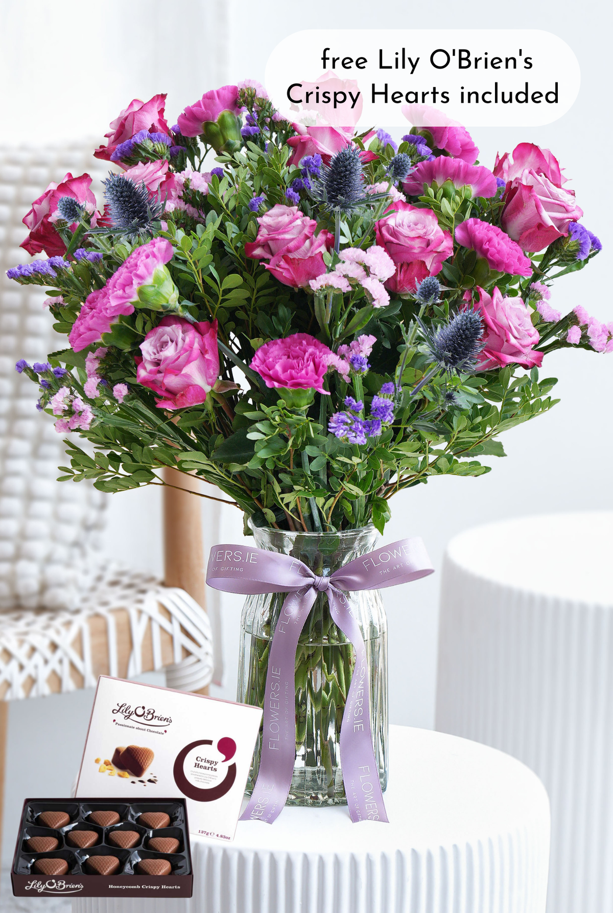 Lavender Floral - Vase