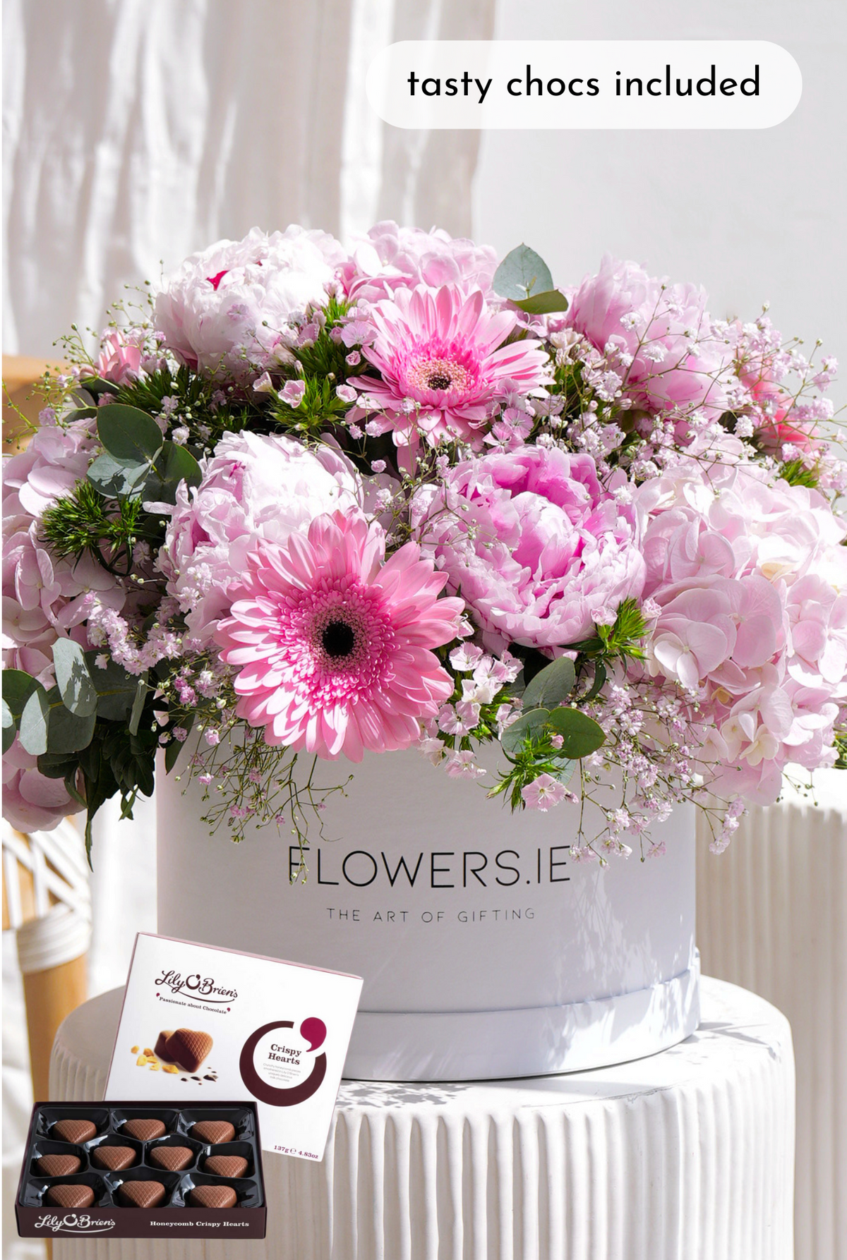 Peony Pretty Pink - Hatbox
