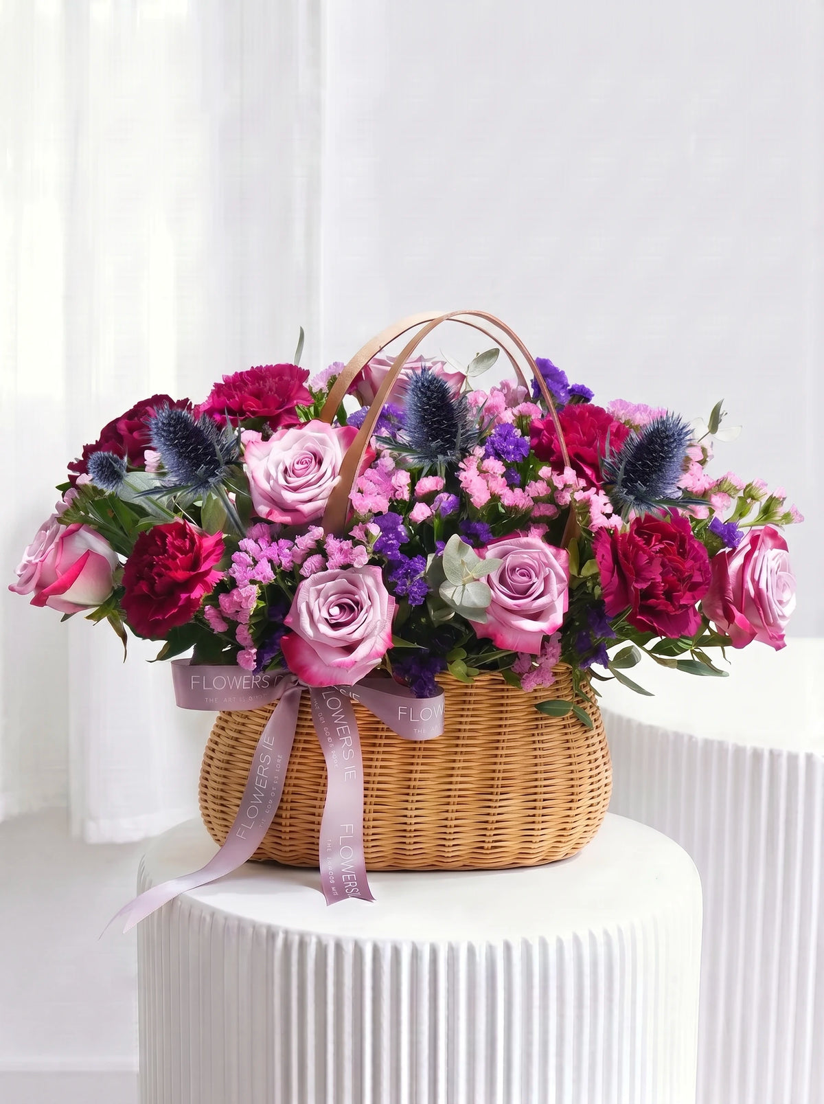 Birthday Lavender Floral - Basket