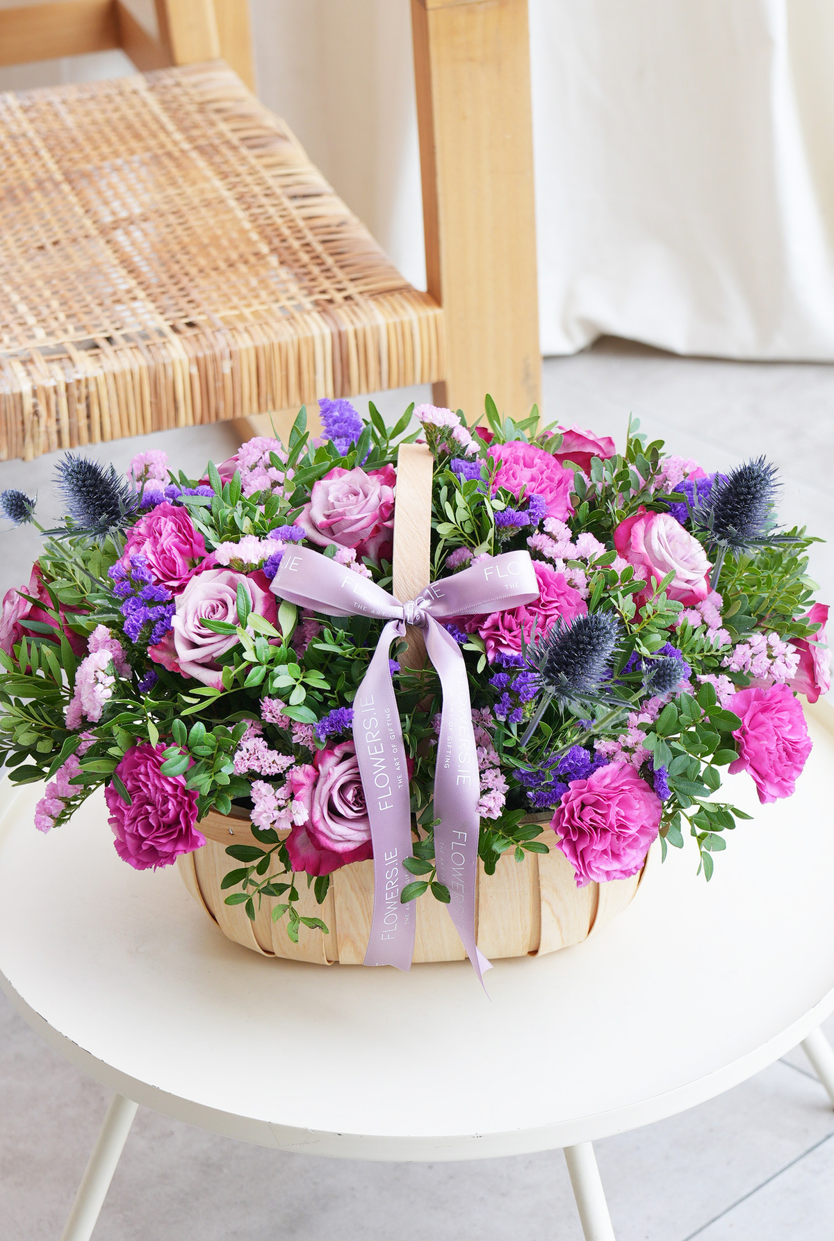 Birthday Lavender Floral - Basket