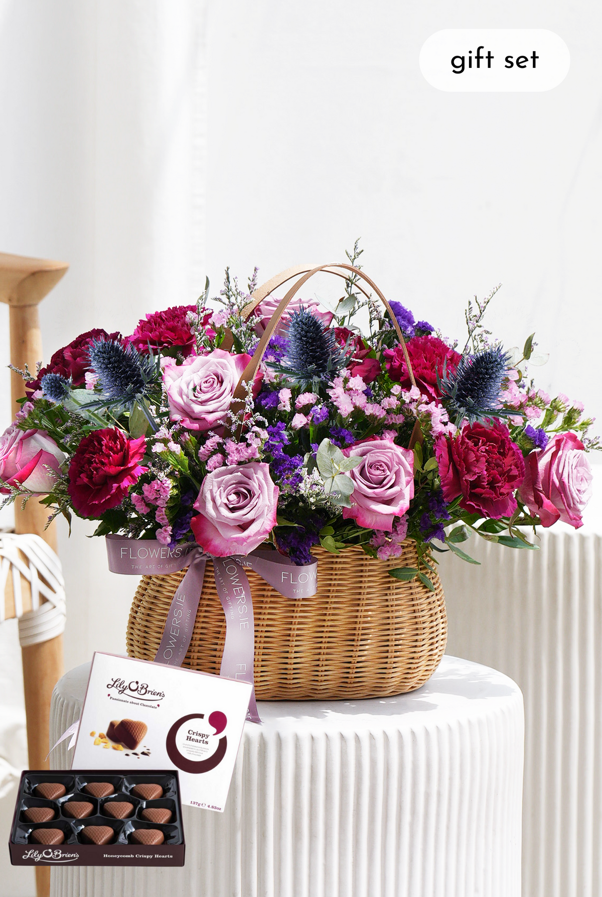 Lavender Floral - Basket