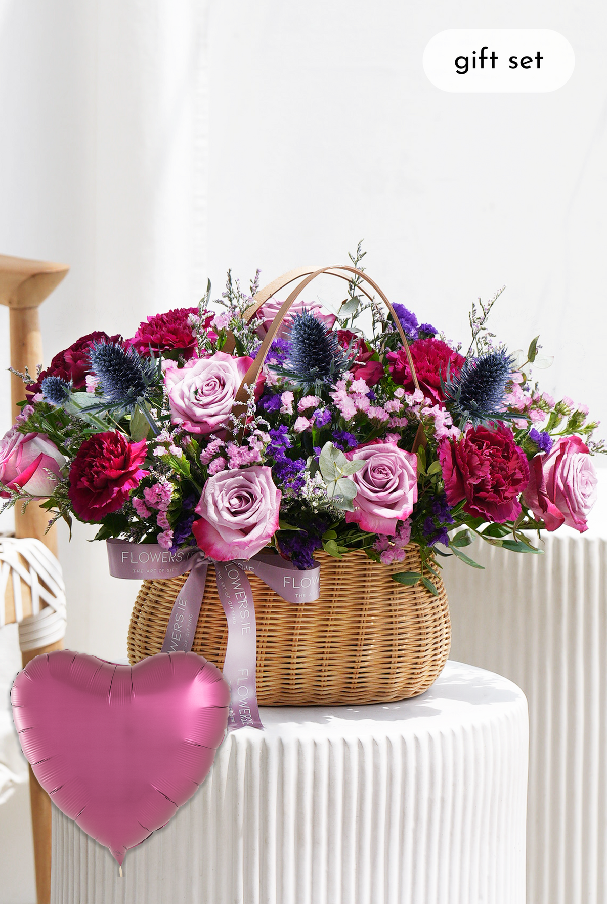 Lavender Floral - Basket