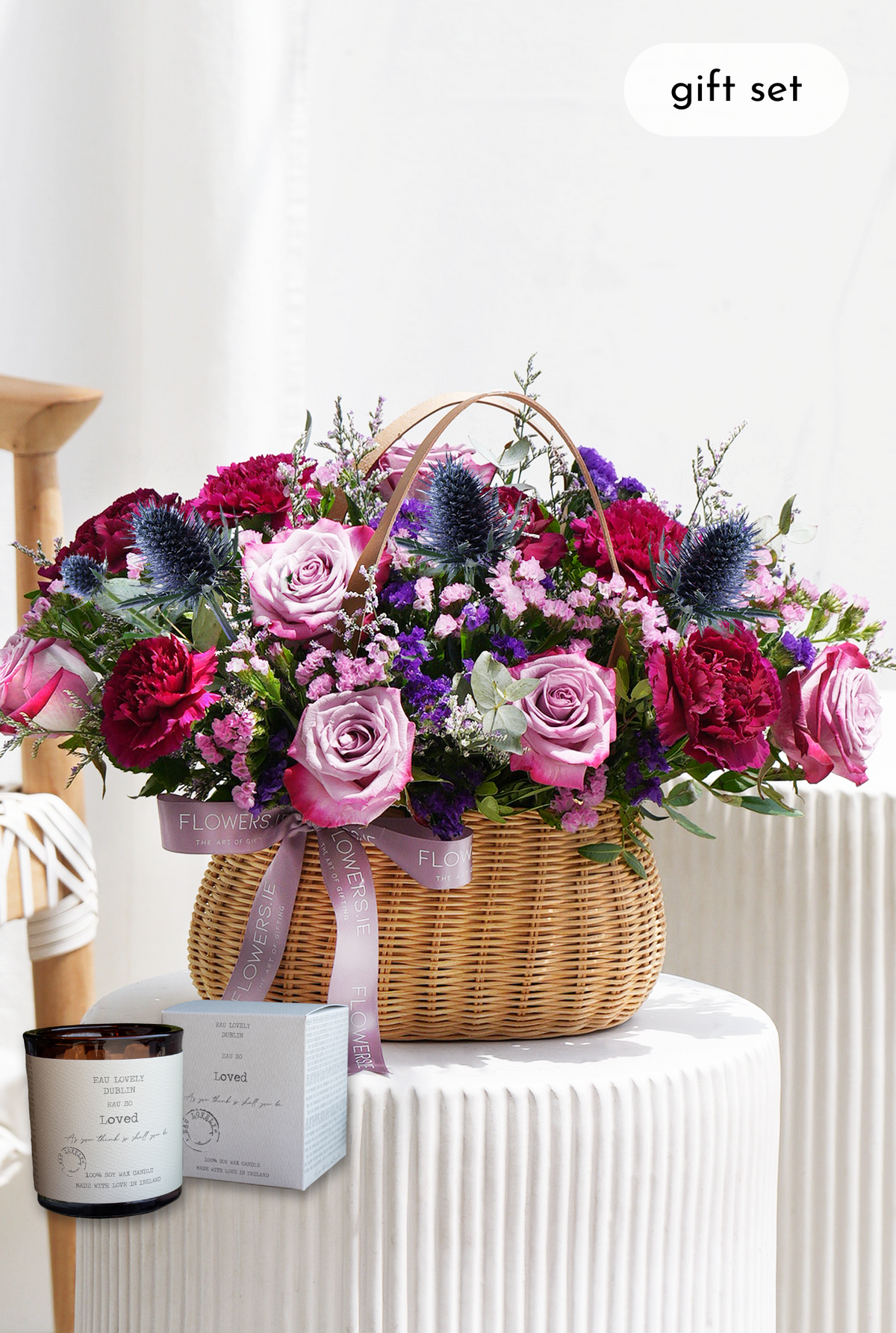 Lavender Floral - Basket