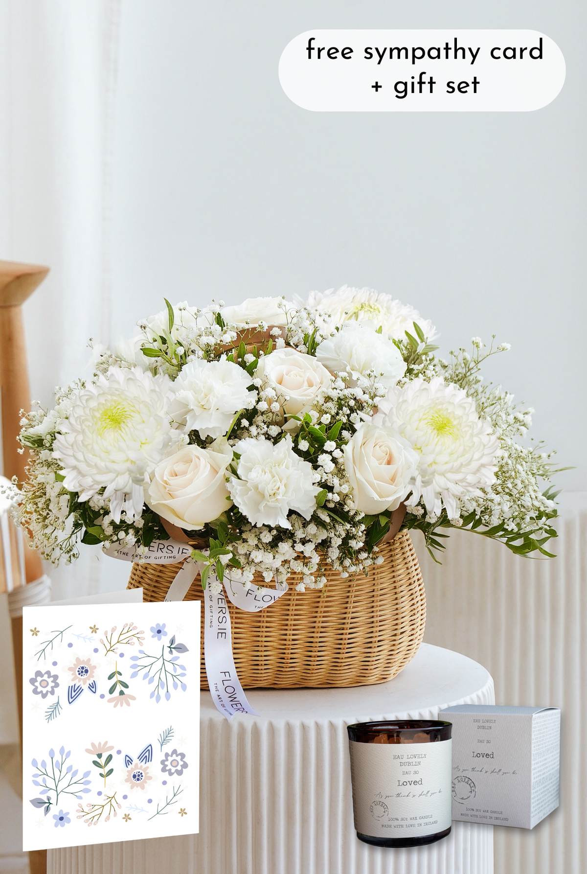 Sympathy White Serenity - Basket