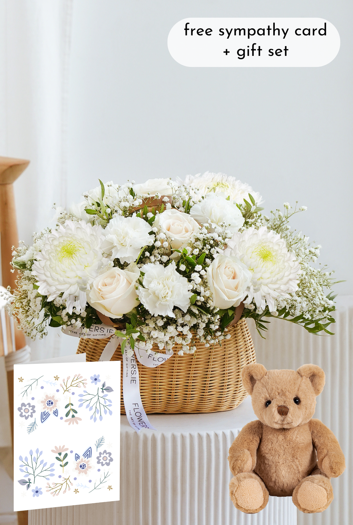 Sympathy White Serenity - Basket
