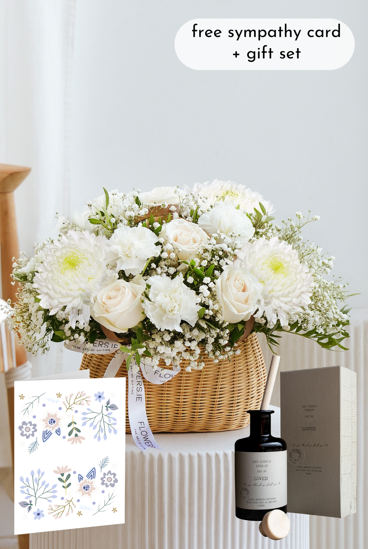 Sympathy White Serenity - Basket