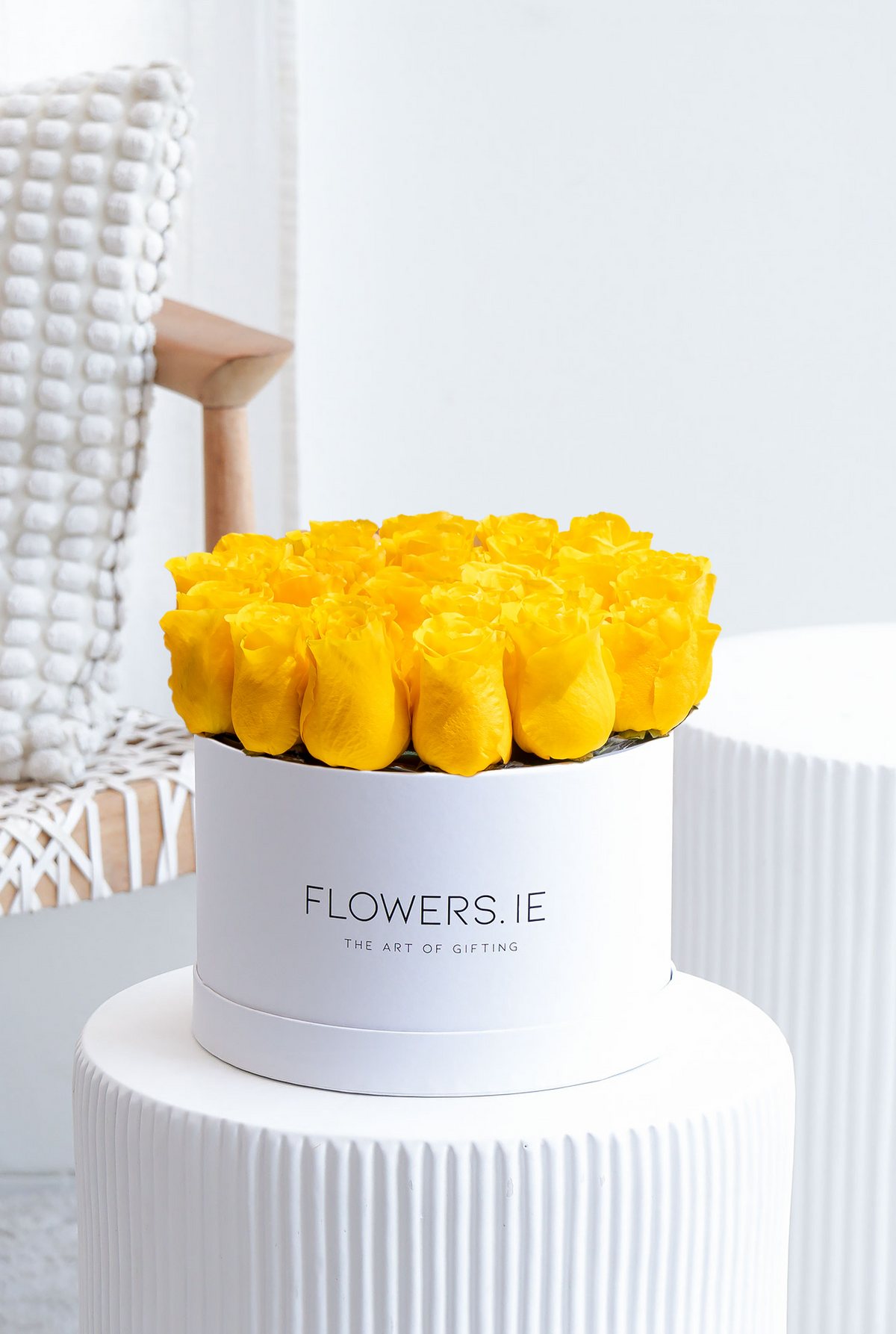 Yellow Rose - Hatbox