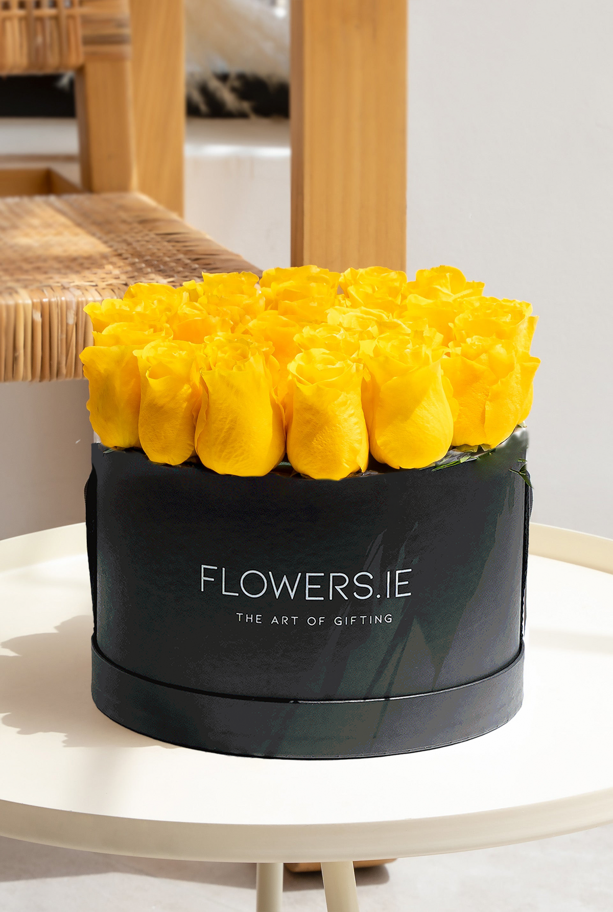 Yellow Rose - Hatbox