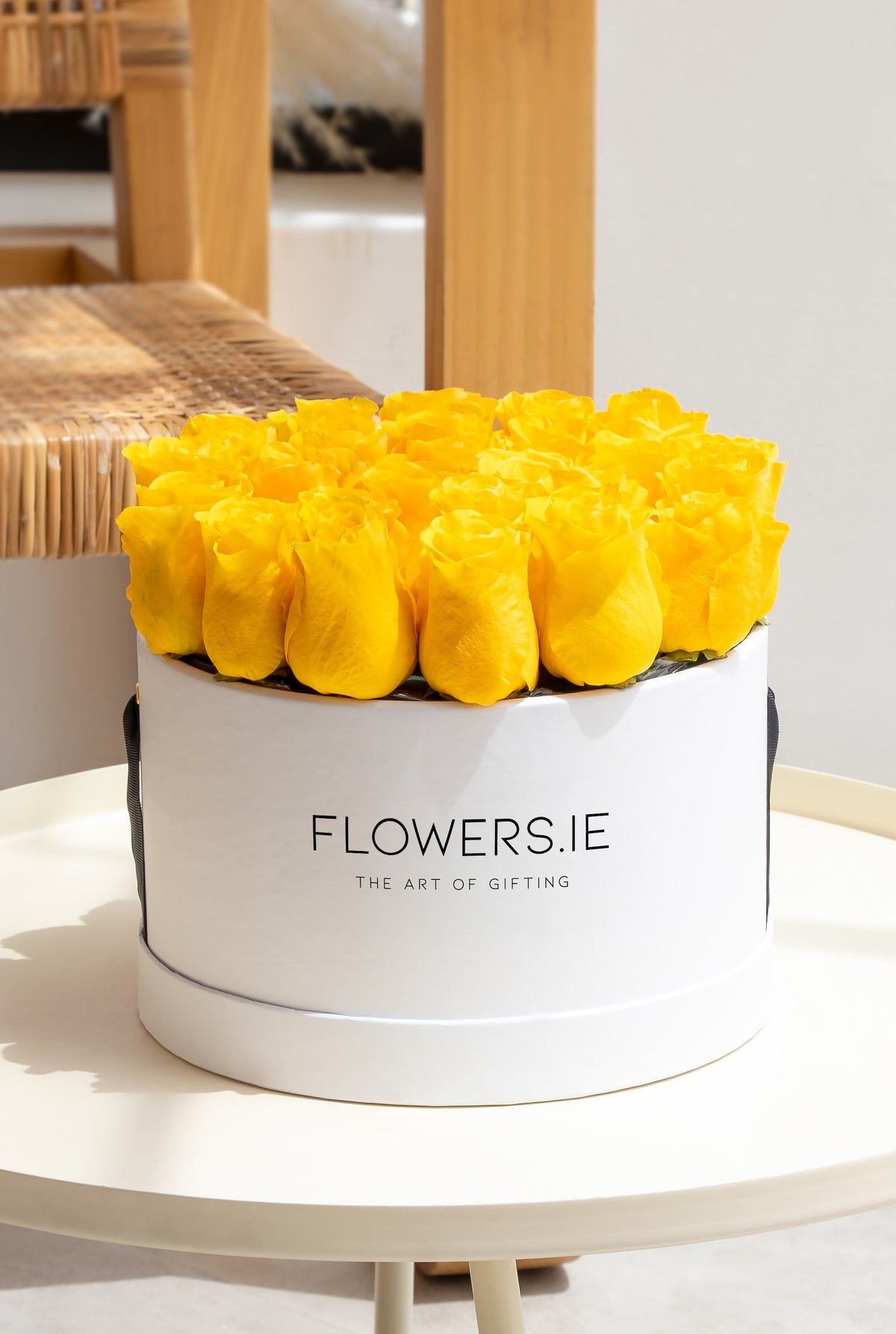 Yellow Rose - Hatbox