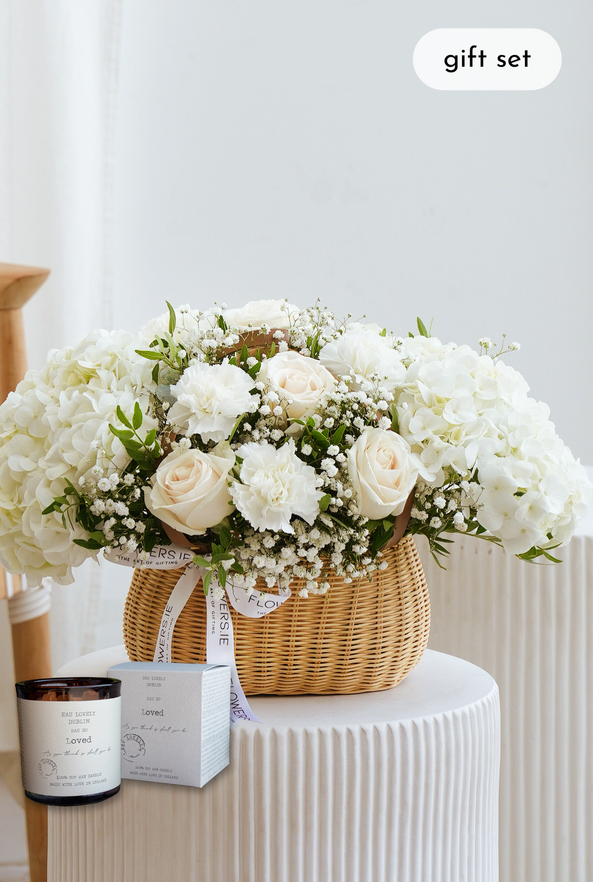 Birthday Perfect White - Basket