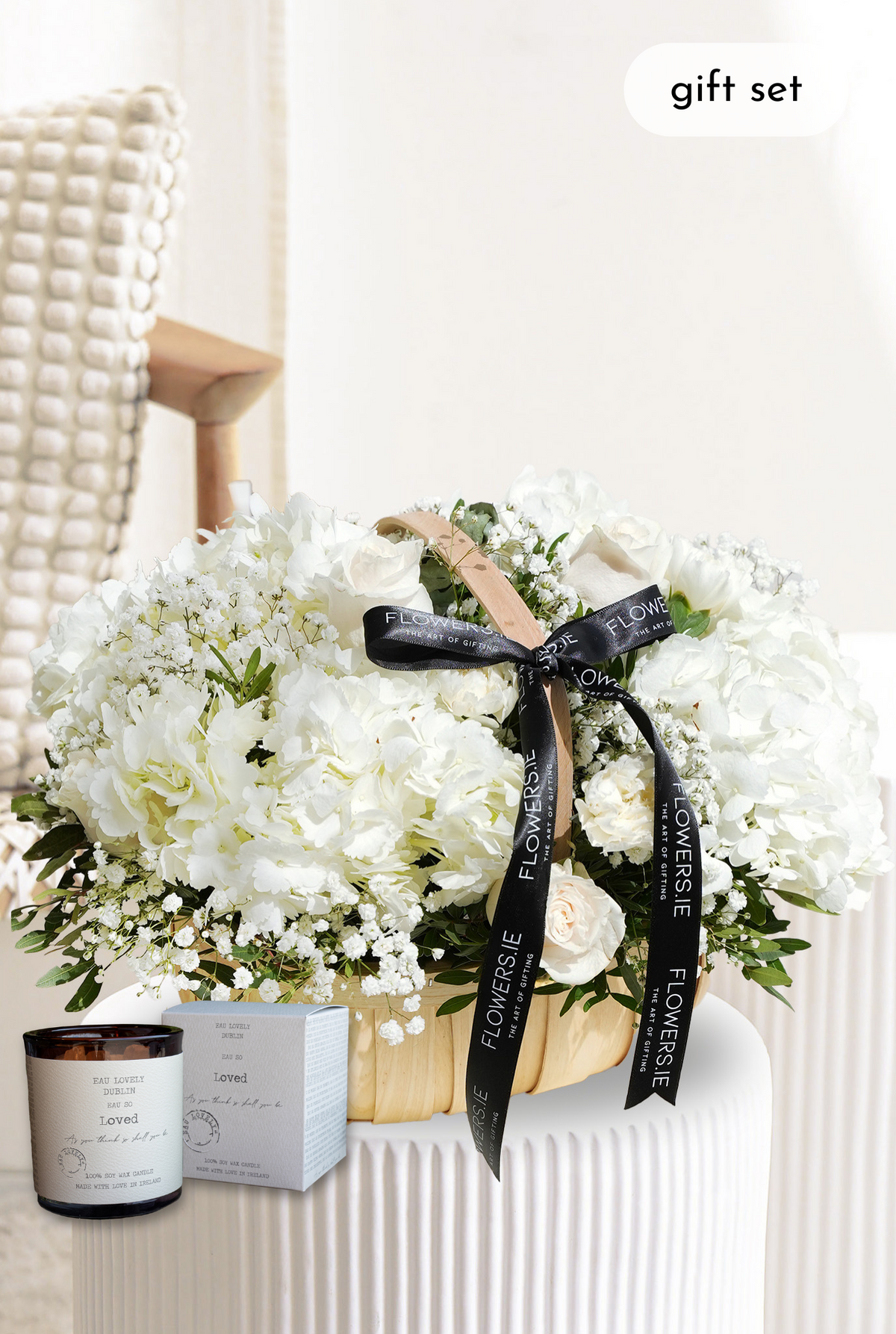 Birthday Perfect White - Basket